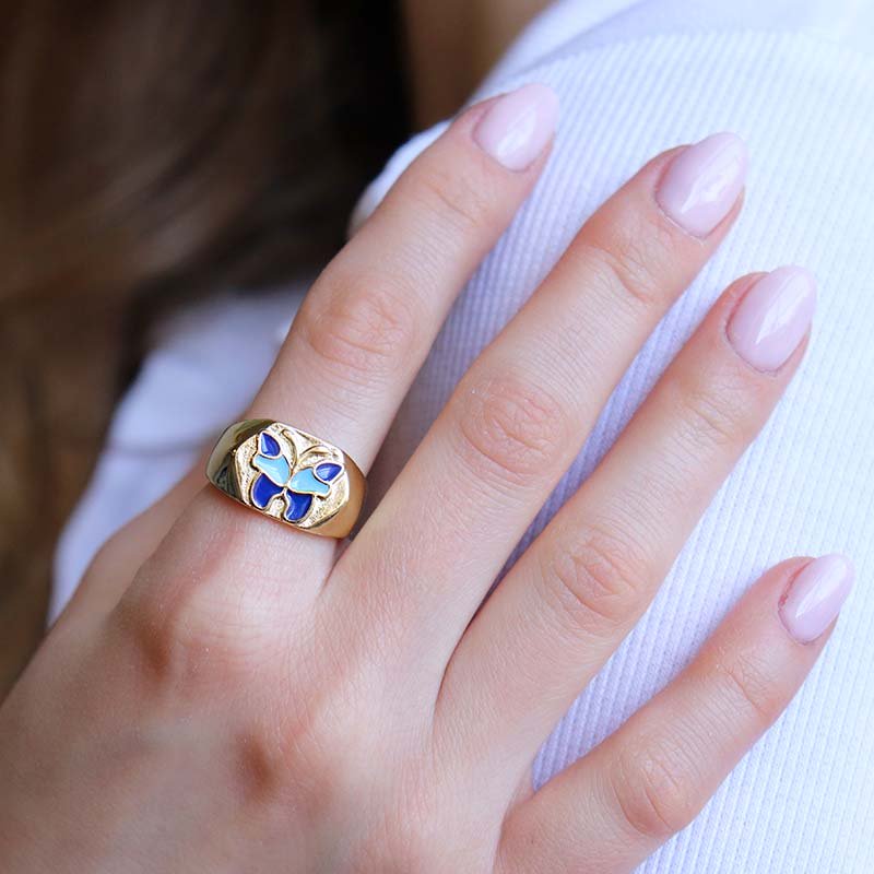 Anello BLUE BUTTERFLY