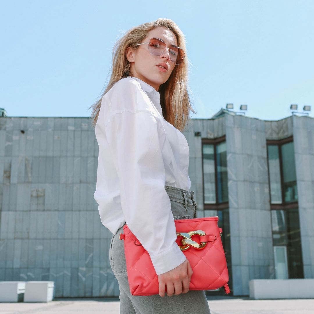 Borsa EDGY HOT PINK