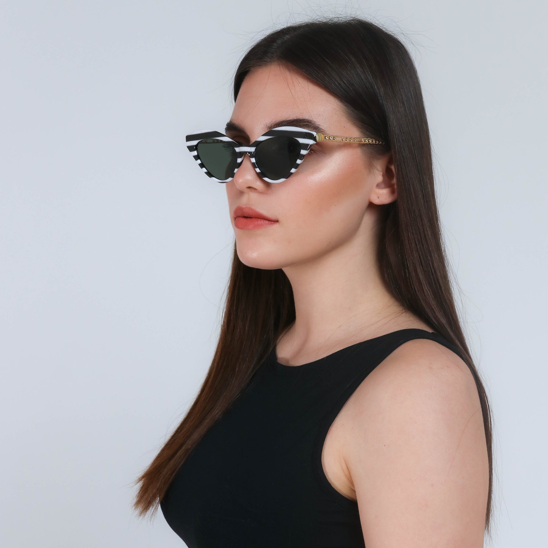 Occhiali da sole RAE WHITE-BLACK