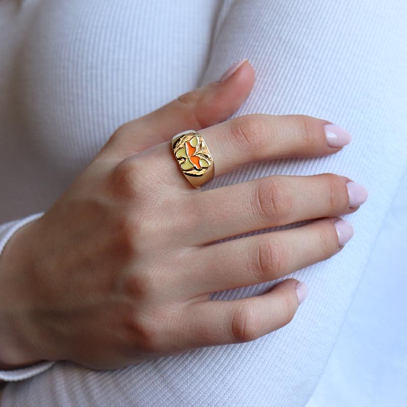 Anello YELLOW BUTTERFLY