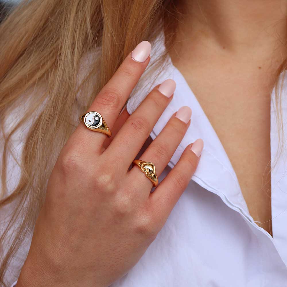 Anello BLACK YING YANG